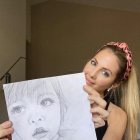 Los dibujos de Sascha no son calcados, es una aclaración que la entrenadora hace en Instagram.