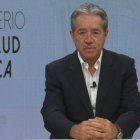 El ministro Zevallos en una de las declaraciones virtuales.