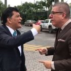 Washington Sánchez (i) y Vito Muñoz, dos de los conductores de Copa que hicieron la célebre Guillotina.