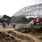 Los comuneros han sufrido los estragos tras la caída del puente de Colimes.