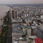 La ciudad desde las alturas.