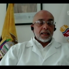 El viceministro de Salud en una declaración virtual.