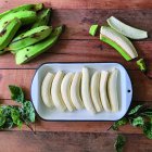 El verde es un alimento infaltable en los desayunos, sobre todo, en la Costa ecuatoriana.