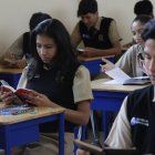 En los colegios fiscales, solo los estudiantes con una buena trayectoria académica y disciplinaria podían pertenecer al BI.