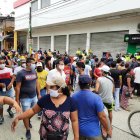 Hecho. Apenas inició el operativo, los ciudadanos hicieron una protesta en la calle.