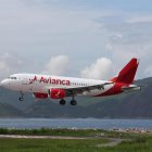 Un avión de Avianca, aerolínea que inició un proceso de disolución y liquidación de su filial en Perú.