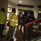 Las acciones continuan a esta hora en coordinación con la Policía.