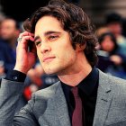 Diego Boneta, protagonista de "Luis Miguel, la serie", durante una presentación pública.