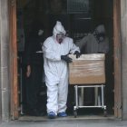 Caso. En una casa de Salud del centro histórico de Quito se efectuó uno de los levantamientos de cadáveres.