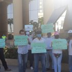 Protesta. Inmobiliar fue suprimida por el Estado, la semana pasada, en el marco de la crisis del COVID-19.