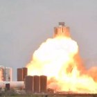 Momento en que el Starchip de Space X explotó durante una prueba