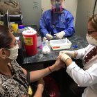 El personal administrativo se realizó la prueba rápida para detectar el COVID-19