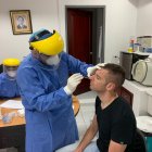 Adrián Gabbarini es chequeado por el cuerpo médico de Liga de Quito, la mañana de este lunes