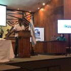 El prefecto del Guayas, Carlos Luis Morales, en una rueda de prensa este 1 de junio.