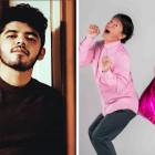 Diego Ulloa y David Reinoso junto a Victor Arauz caracterizados como La Melo y la Michy.