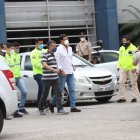 Detención. El prefecto de Guayas, Carlos Luis Morales, a su llegada a la Unidad de Flagrancia de Guayaquil.