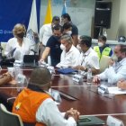Reunión del COE Cantonal de Guayaquil sobre cambio de semáforo.