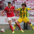 El Benfica empató con el modesto Tondela en su estadio. Sigue de líder, pero igualado en puntos (60) con el Porto