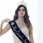 Jocelyn en el año 2017 cuando participó en Miss International.