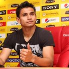 El volante ecuatoriano, Luis Fernando Saritama, llegó a Barcelona en 2014.