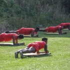 Barcelona trabaja con la intención de ponerse en forma de cara al reinicio del campeonato.