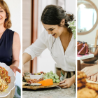 Pilar Woloszyn, Pamela Dávila y María José Noboa en sus fotos promocionales de redes sociales.