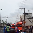 El accidente. Ocurrió la tarde de ayer en Guayaquil. El 14 de mayo de este año se reportó otra muerte similar.
