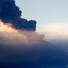 El volcán Sangay registró actividad el pasado 11 de junio.