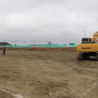 Trabajos. La construcción del Hospital Básico de Pedernales presenta apenas un 2,2% de avance de la obra