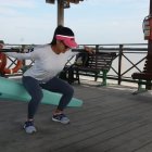 Stefanie Perdomo, integrante del PAR en la categoría Avanzado, percibe $ 1.200. Sus haberes están pagados hasta marzo