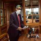 Demanda. Marcelo Dueñas, defensor de Christian Viteri, recusó a los miembros del tribunal de apelación.