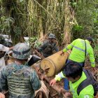 Militares destruyeron en Imbabura un campamento en el que se había instalado una procesadora de material aurífero.