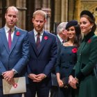 Guillermo, Harry, Meghan y Kate.