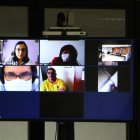 El exsecretario dela Senain Pablo Romero siguió el juicio desde el Centro de Detención de El Inca, en Quito.