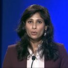 Gita Gopinath, consejera Económica y directora del Departamento de Estudios del Fondo Monetario Internacional (FMI), dio las cifras este 24 de junio de 2020.