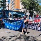 Burócratas de la capital salieron a las calles hoy, 24 de junio de 2020