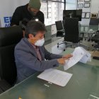 El titular de la Empresa de agua potable de Quito, Luis Medina, anuncia la recuperación de dinero