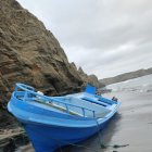 La embarcación estaba varada. No hubo tripulantes a bordo.