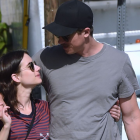 Emma Roberts y su novio Garrett Hedlund.