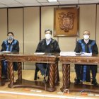 El tribunal del caso Quinsaloma estuvo presidido por el juez Marco Rodríguez (c).