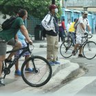 Desde la pandemia se puede ver a más ciclistas en la calle.