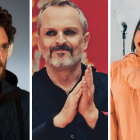 Christopher von Uckermann, Miguel Bosé, Grecia Recinos.