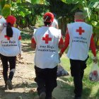 La Cruz Roja se maneja a través de la autogestión. En tiempos de pandemia ha llevado kits de alimentos a diferentes sectores.