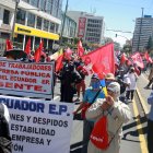 En Quito se realizaron protestas durante el aislamiento.