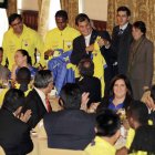 Rafael Correa siempre se mostró con un apasionado hincha del rey de los deportes.