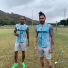 Vinicio Angulo (i) y Jonathan Ferrari ya trabajan en La Capira.