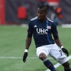 Cristian Penilla, delantero ecuatoriano del New England, fue titular en el triunfo de su club.
