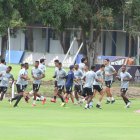 Emelec entrenó con el equipo completo este lunes 13 de julio en Los Samanes