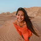 Cynthia Navarrete, guayaquileña de 34 años quien reside en Dubai donde imparte clases de inglés.