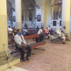 La ceremonia se desarrolló la mañana de este 14 de julio, luego de que el COE cantonal aprobara la realización de las misas con un aforo del 30 %.